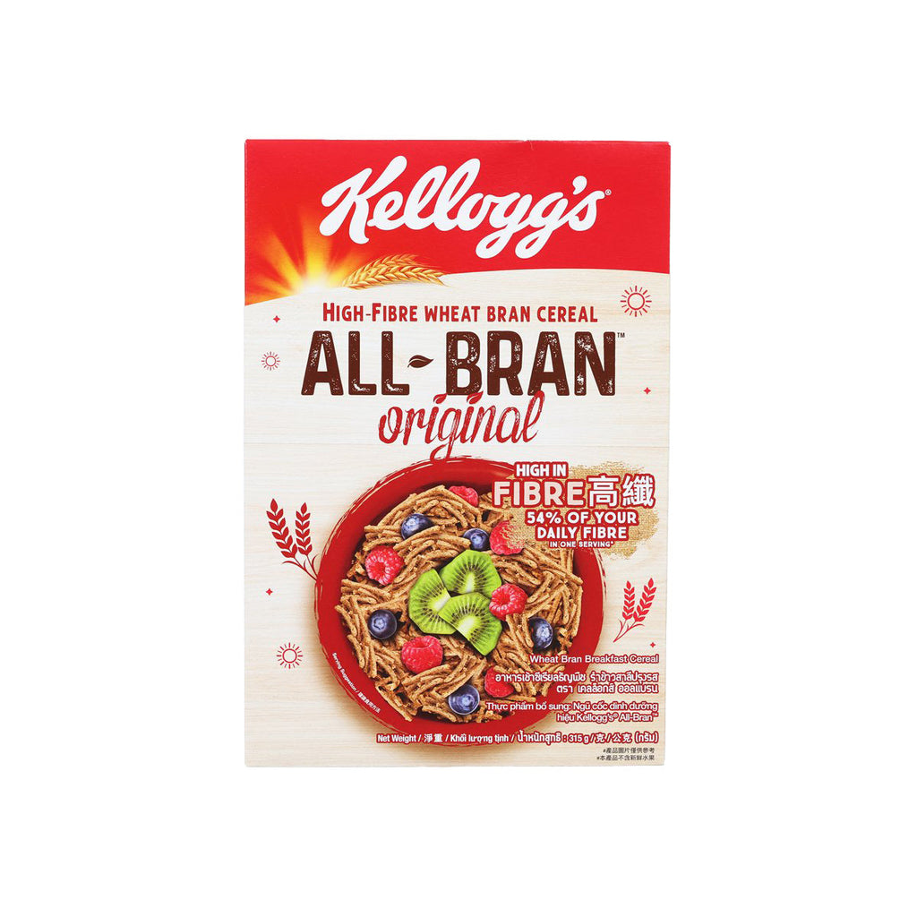 KELLOGG'S All-Bran Original Cereal, 315g – High-Fibre