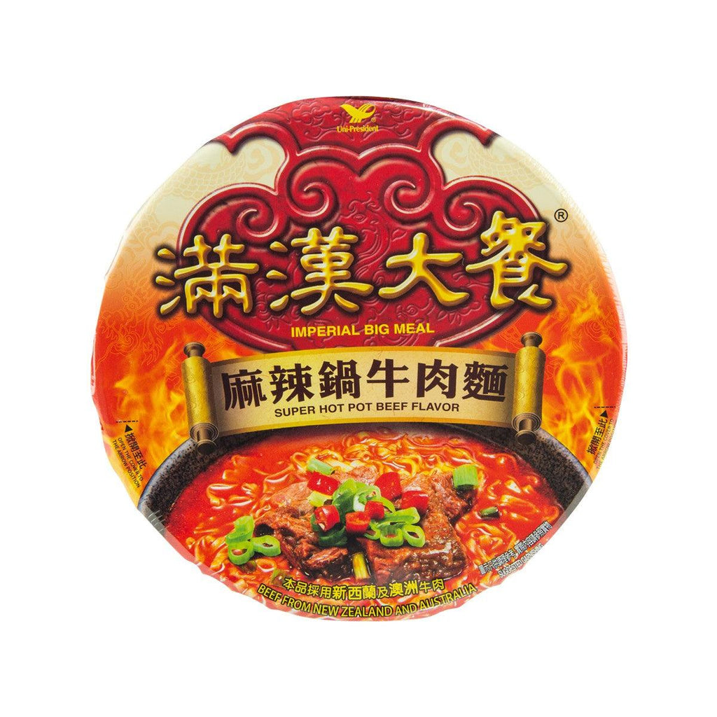 UNI PRESIDENT Imperial Big Meal Super Hot Pot Beef Flavor (204g) - city'super E-Shop