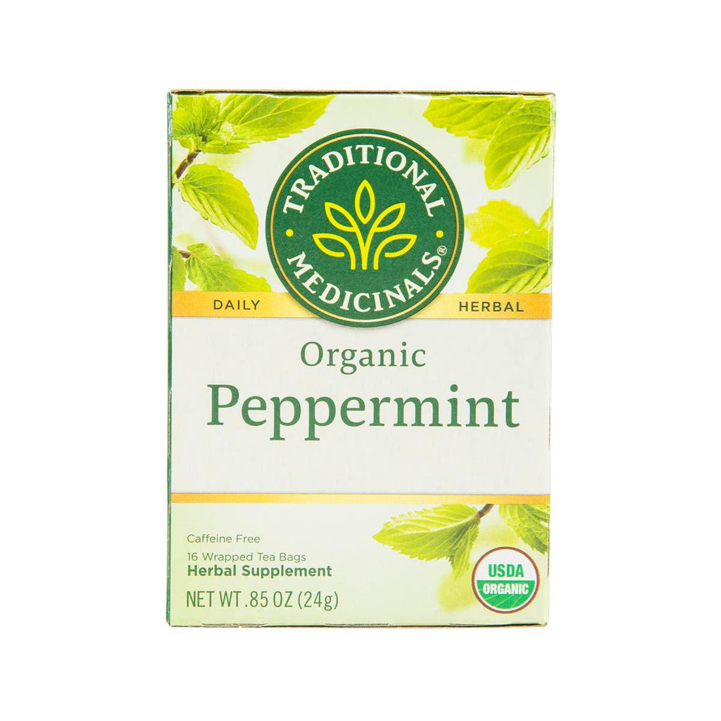 TRADITIONAL MEDICINALS Organic Peppermint Tea Bags (24g) - city'super E-Shop
