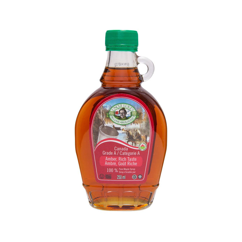 UNCLE LUKE'S Organic Grade A Amber Maple Syrup (250mL) - city'super E-Shop