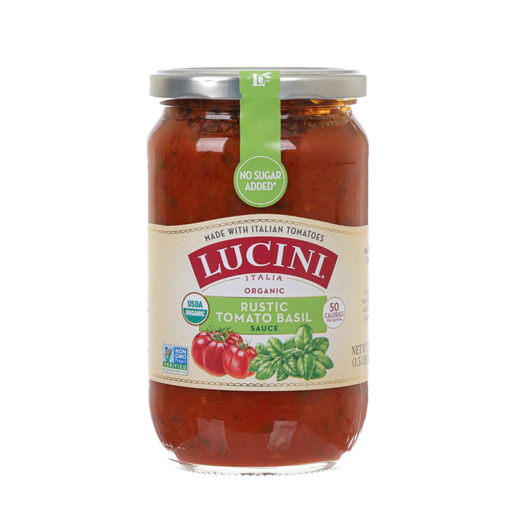 LUCINI 有機田園番茄羅勒意粉醬 (680g)