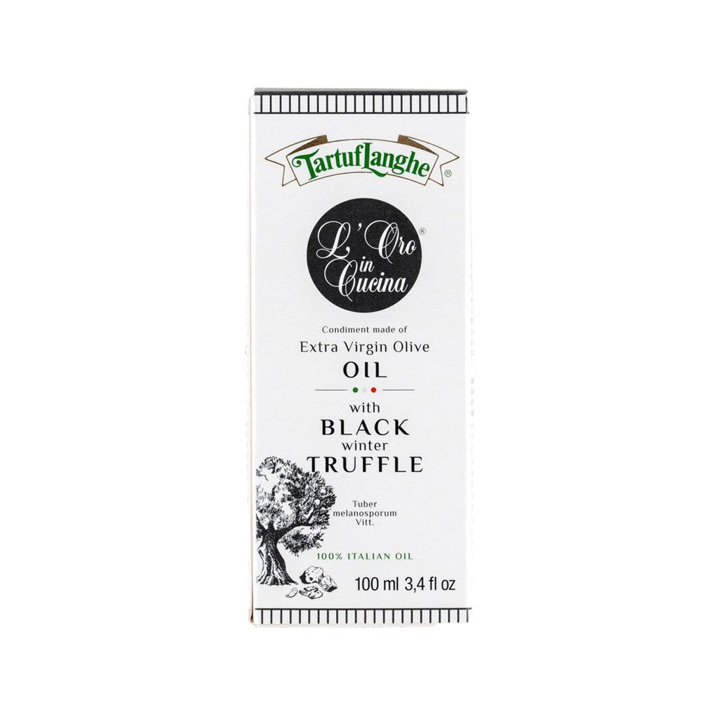TARTUFLANGHE Extra Virgin Olive Oil Condiment with Black Truffle (100mL) - city'super E-Shop