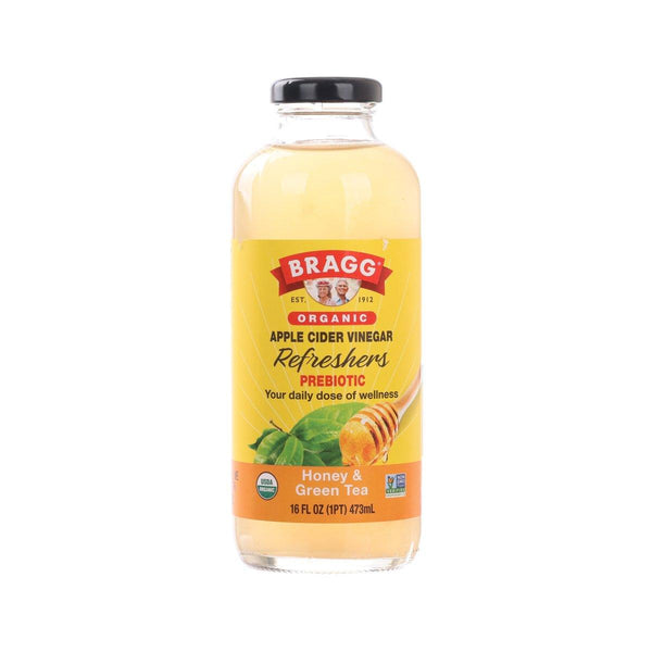 BRAGG 有機蜂蜜綠茶蘋果醋飲品 (473mL)