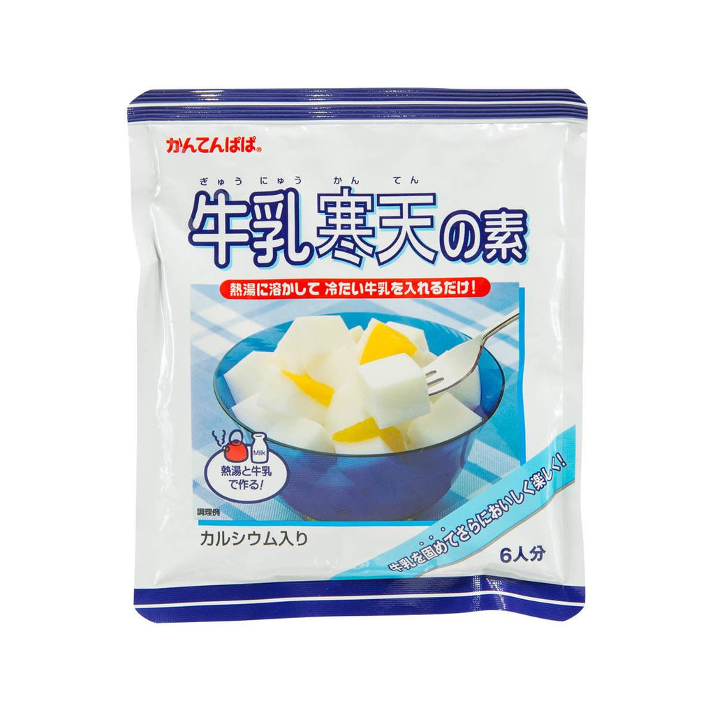 伊那食品 寒天爸爸 寒天啫喱粉 - 牛奶味 (100g)