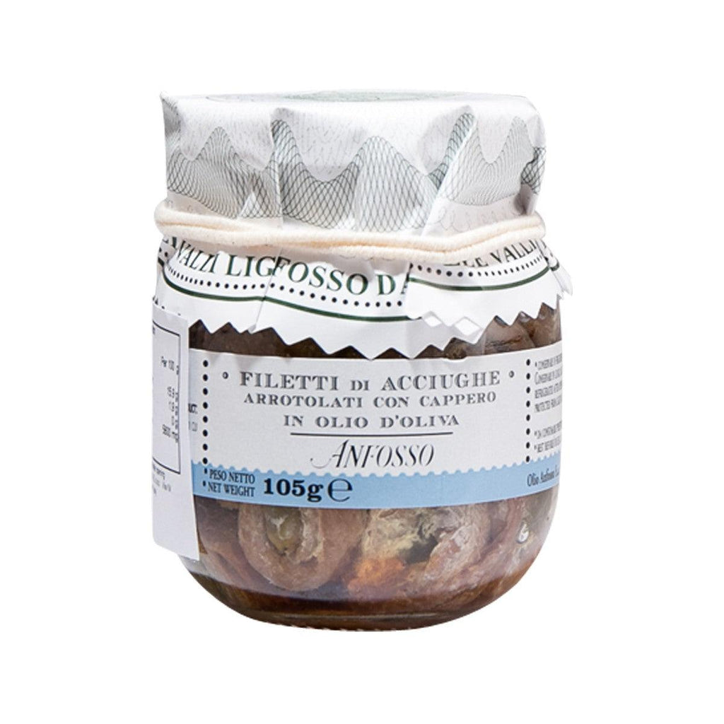ANFOSSO 橄欖油浸續隨子鯷魚柳 (105g)