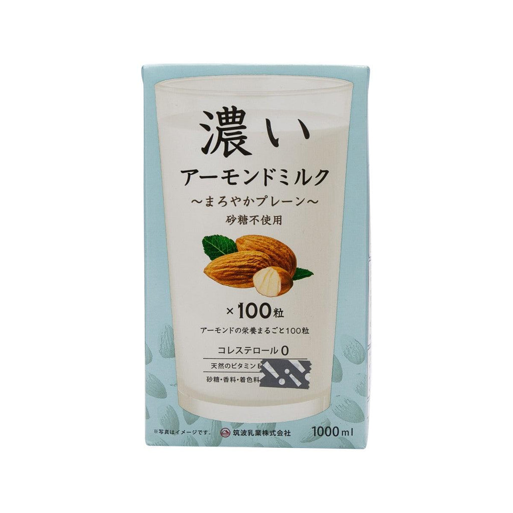 TSUKUBA Rich Almond Milk - Plain (1L) - city'super E-Shop
