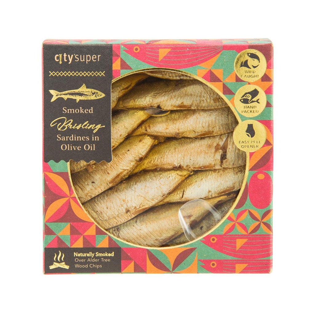 CITYSUPER 橄欖油浸煙熏沙丁魚 (120g)