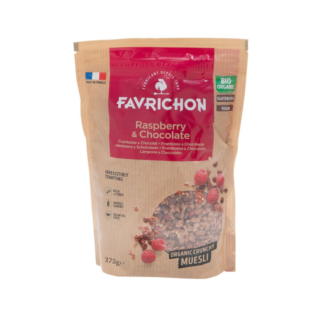 FAVRICHON Raspberry & Chocolate Muesli, 375g