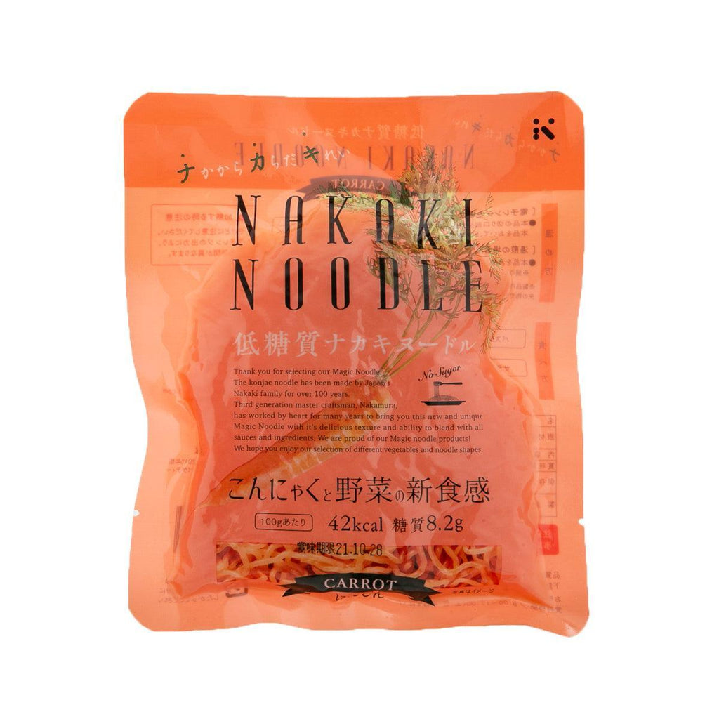 NAKAKIFOODS 低碳蒟蒻蔬菜麵 - 紅蘿蔔 (180g)