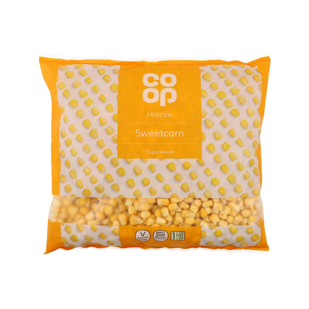 CO-OP Sweetcorn, 750g – Gourmet Frozen Corn