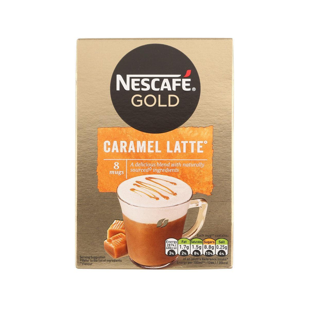 NESCAFE 焦糖拿鐵即沖咖啡 (119g)