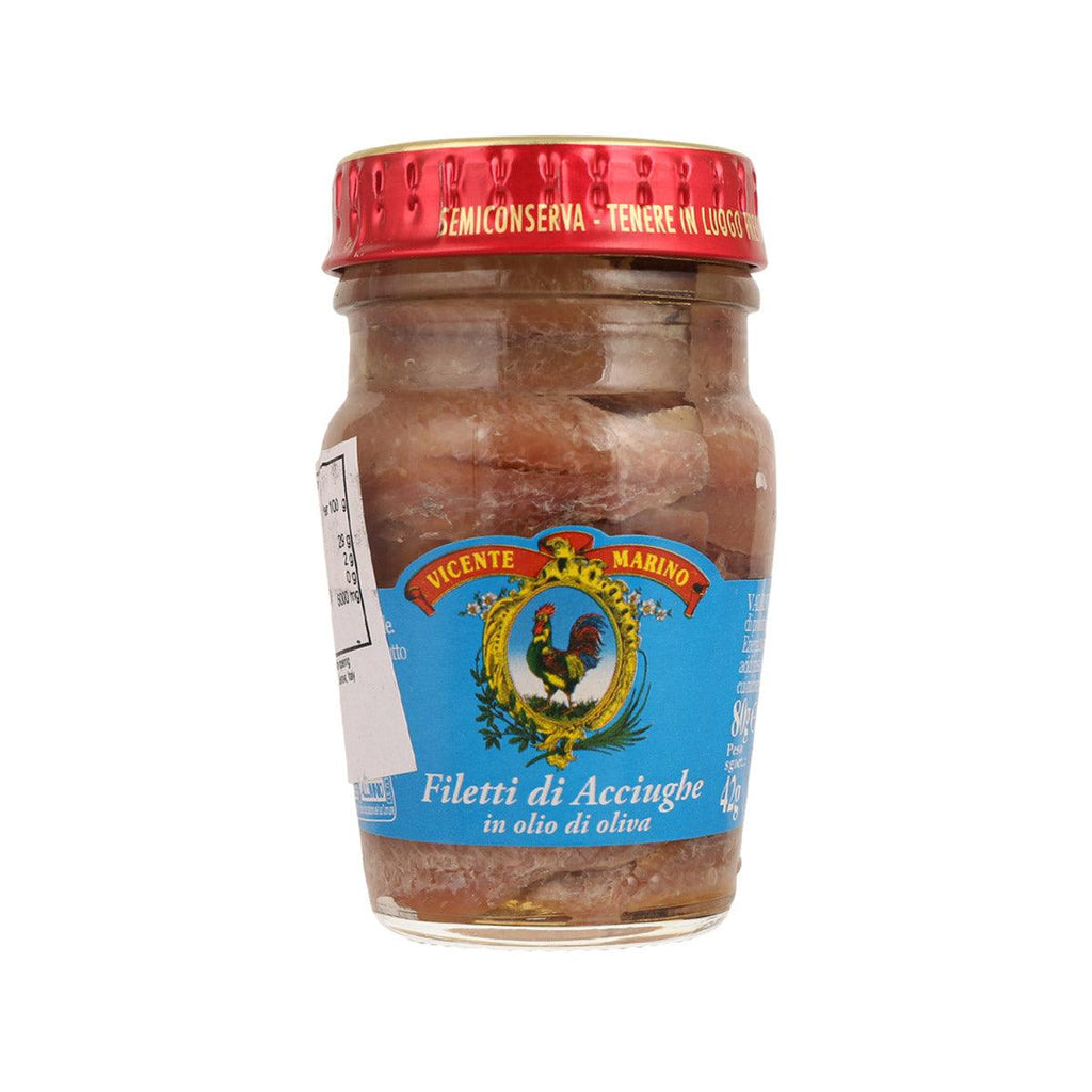 VICENTEMARINO Mediterranean Sea Anchovy Fillet in Olive Oil - Small (80g) - city'super E-Shop