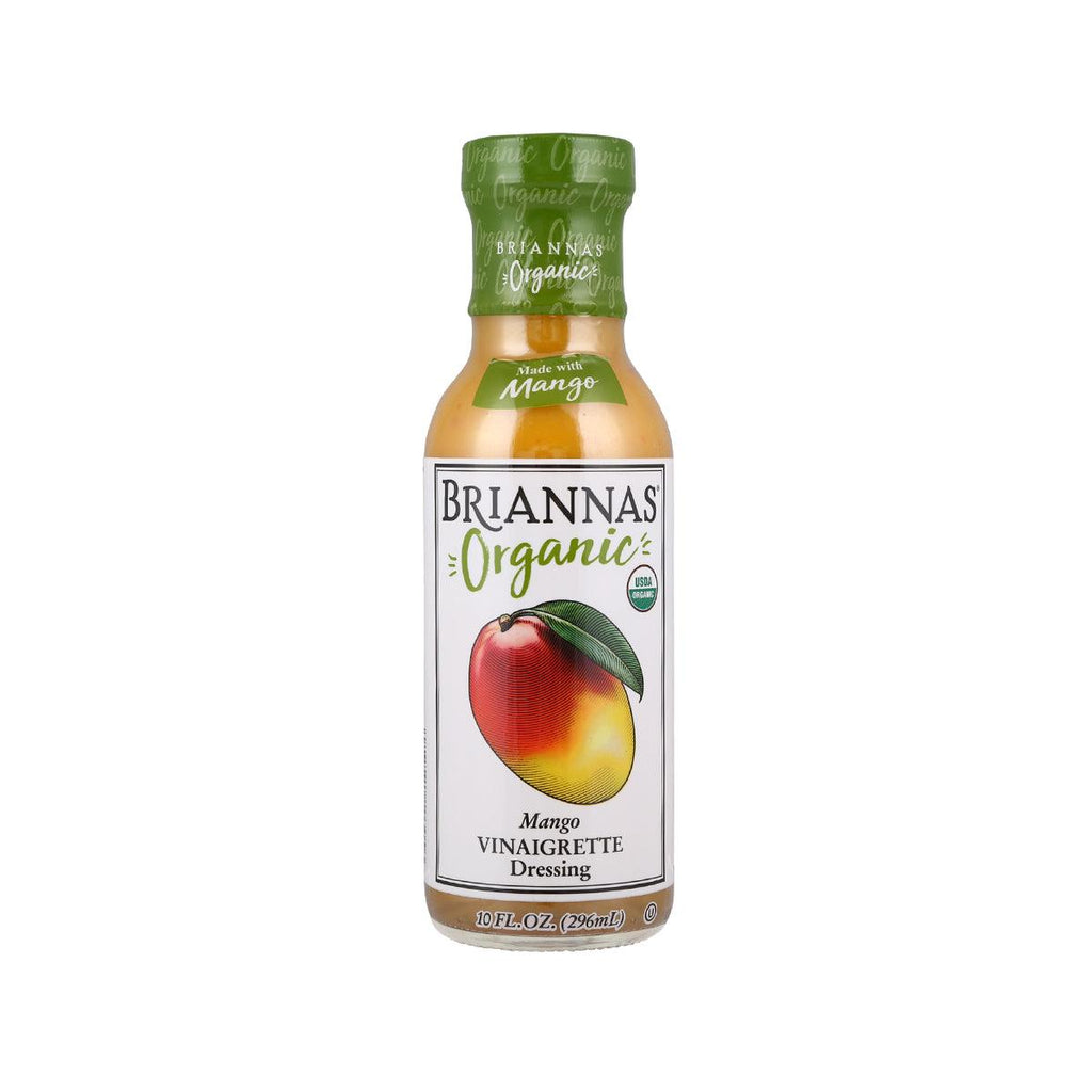 BRIANNA'S Organic Mango Vinaigrette, 296mL – Gluten-Free, Vegan