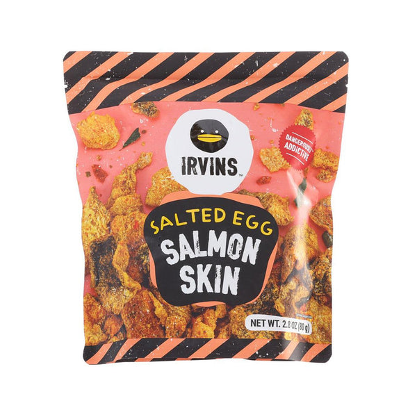 IRVINS 鹹蛋三文魚皮 (80g)