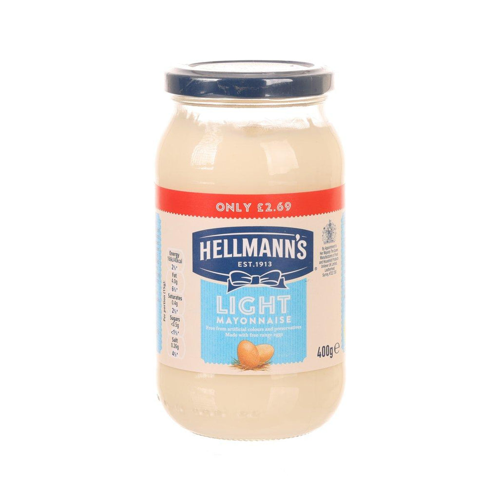 Hellmann's Light Mayonnaise, 400g – Creamy, Healthy