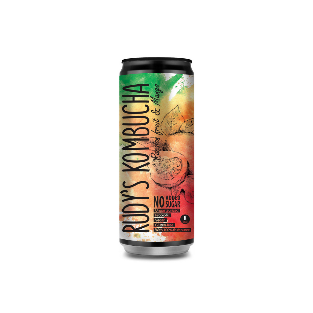 RUDY'S KOMBUCHA 百香果和芒果紅茶菌 (330mL)