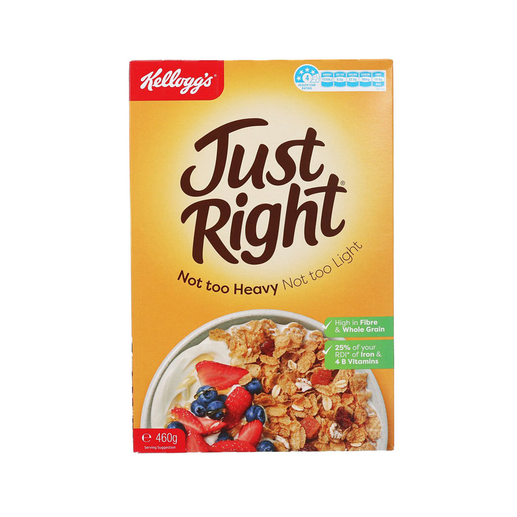 KELLOGG'S Just Right Cereal, 460g – Healthy & Nutritious