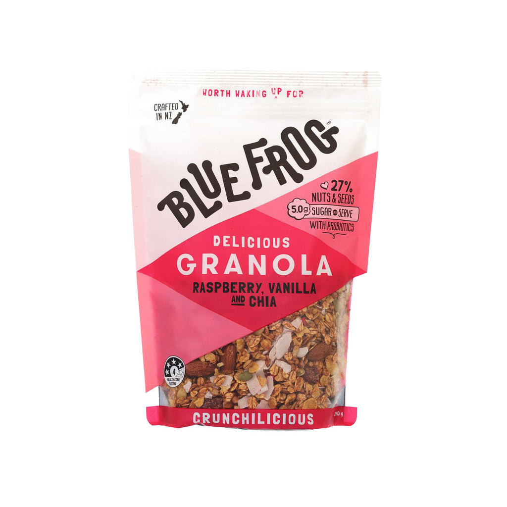 Blue Frog Raspberry Vanilla Chia Granola, 350g