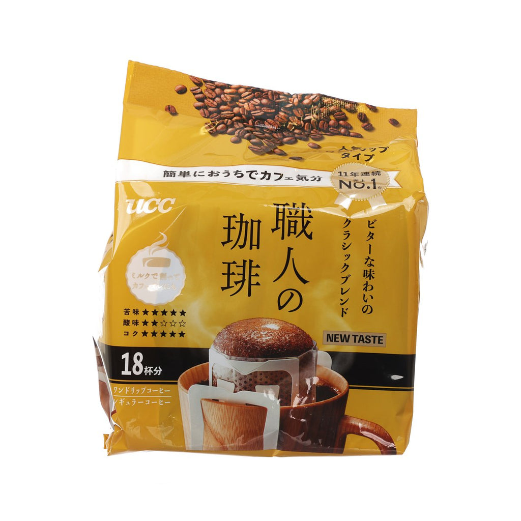 UCC 職人咖啡系列 - 經典特濃掛耳濾泡式咖啡 (112g)