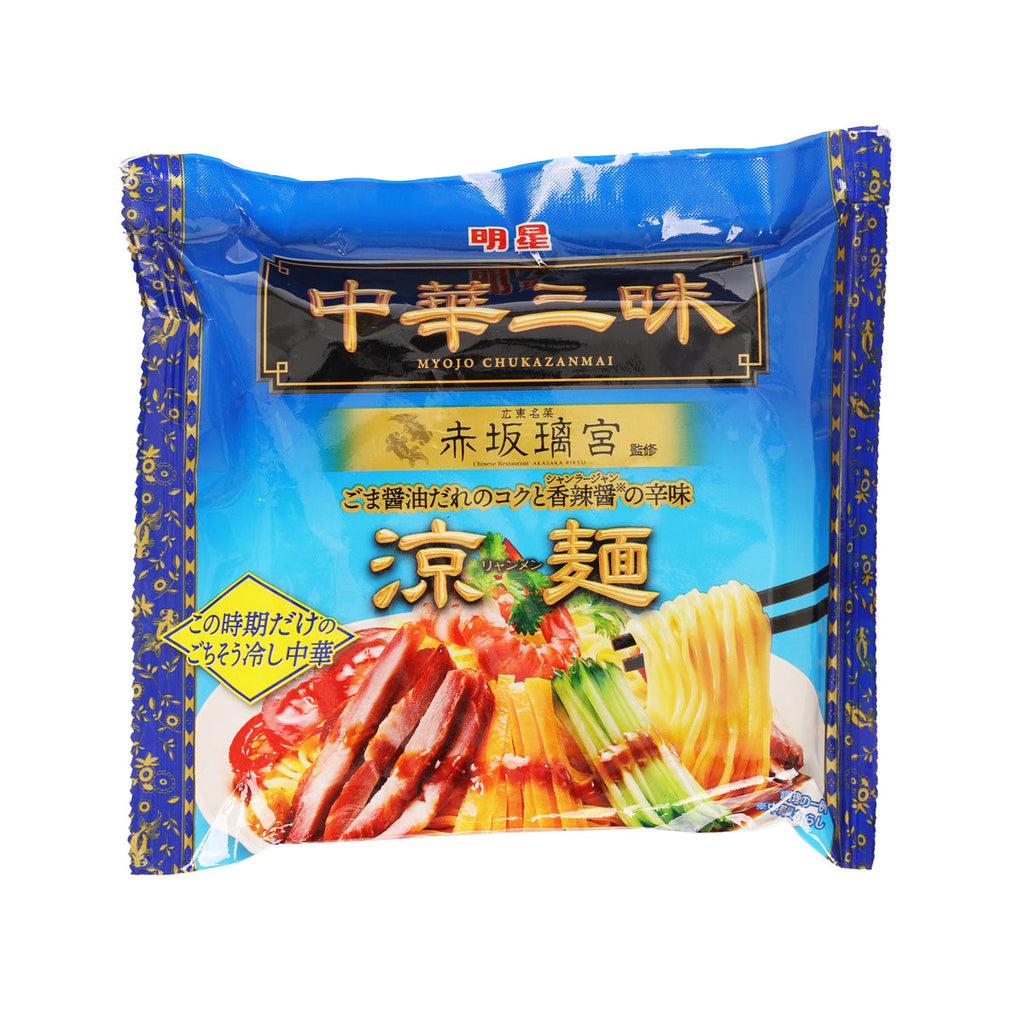 明星食品 中華三昧 袋裝即食麵 - "赤坂璃宮"監修 涼麵 (139g)