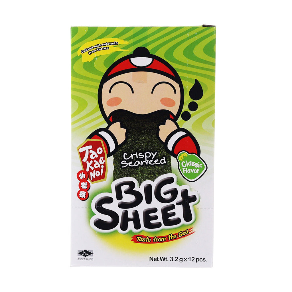 小老板 大片脆紫菜盒裝 - 經典味 (12 x 3.2g)