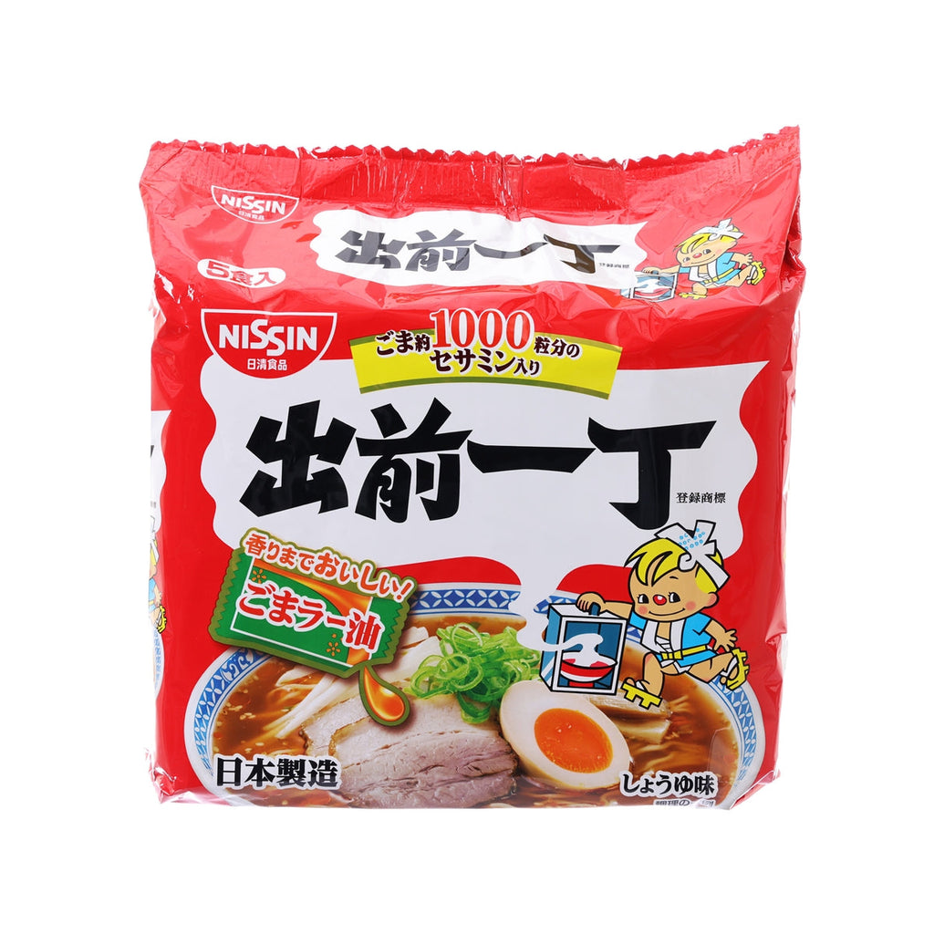 日清食品 出前一丁麻油味即食麵 (5 x 93g)