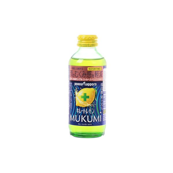 札幌飲料 Mukumi 有氣檸檬汁 [玻璃樽裝] (155mL)