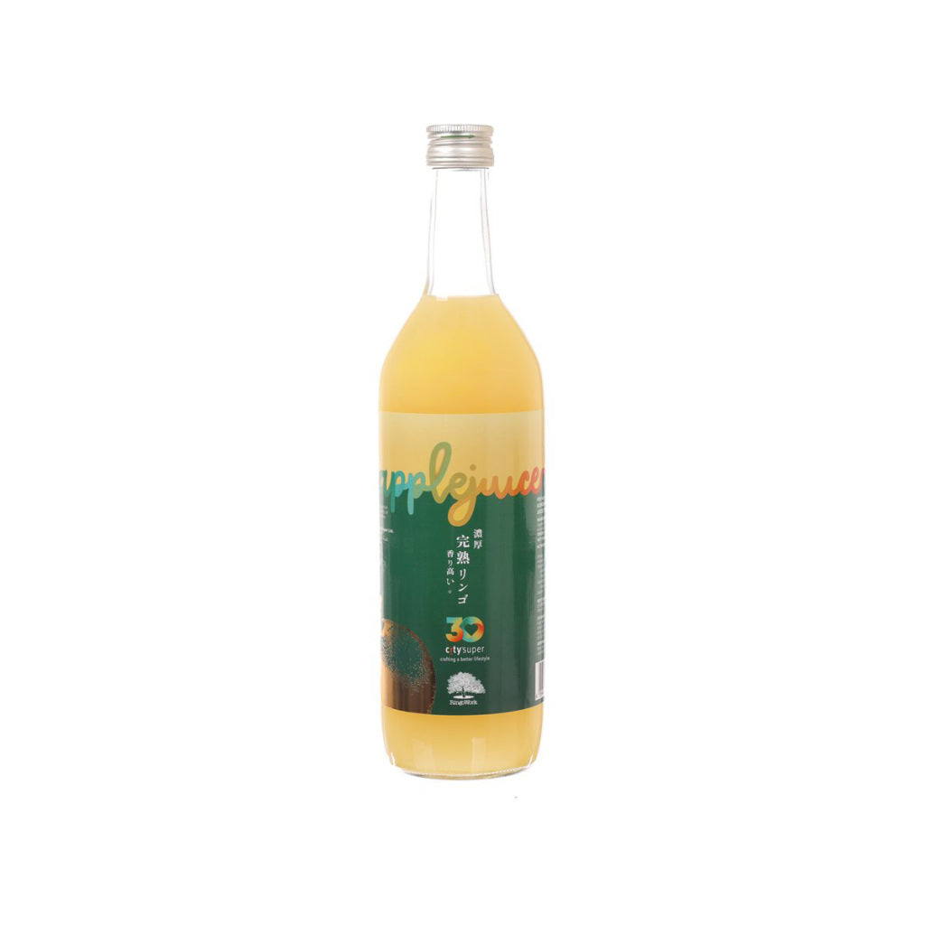 CITY'SUPER X RINGOWORK city'super 30週年紀念版 青森完熟蘋果汁 [玻璃樽裝] (720mL)