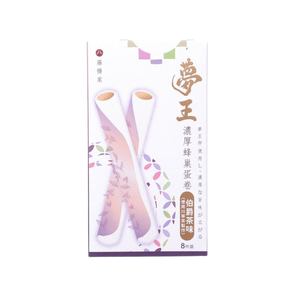 夢王 濃厚蜂巢蛋卷 - 伯爵茶味 (120g)